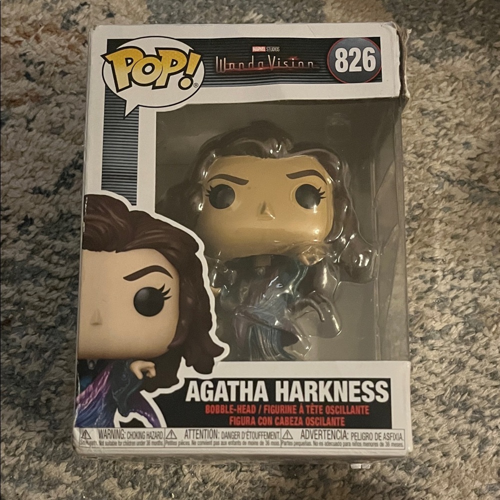 Funko Pop! Agatha Harkness Figure - Black, Purple, Brown